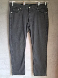 Levi's 514 Men's Red Tag Black Jeans, Size 40 x 32, Straight Leg, Gently Worn - Picture 1 of 12