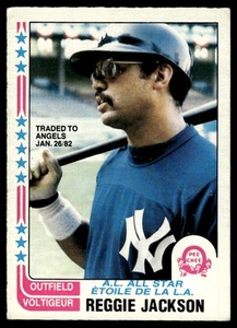 1982 O-Pee-Chee Reggie Jackson California Angels #377 - Picture 1 of 2