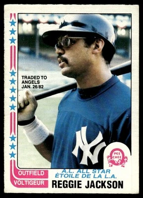 1982 O-Pee-Chee Reggie Jackson California Angels #377 - Image 1 of 2