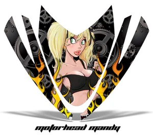 Sled Hood Graphic Decals Stickers For Arctic Cat M Series 2007-2011 MTRHDMANDY K - Picture 1 of 2