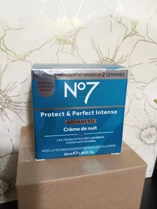 No7 Protect & Perfect Intense Advanced Night Cream for Lines/Wrinkles 1.69oz NEW - Picture 1 of 1