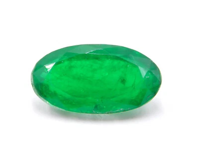 15x27 MM Lab Created Doublet Emerald Oval Cut Loose Gemstone 23.5 Ct 1 Pc P-3456 - Image 1 of 4