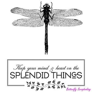 Splendid Things, Cling Style Unmounted Stamp UNITY STAMP, INC. - NEW, IB-AP-170 - Picture 1 of 1