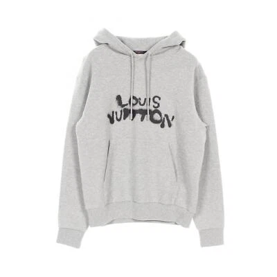 LOUIS VUITTON Neon Working Man Sudadera con Capucha Algodón Gris Gres Usado para Hombre Talla S Foto 1 de 4