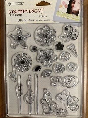 Autumn Leaves Stampology Mindy’s Flowers 19 Pieces NIP - Image 1 of 2