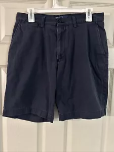 Polo Ralph Lauren Herrenshorts 32 marineblau vorne flach Prospect Chino Baumwolle 9 Zoll - Bild 1 von 4