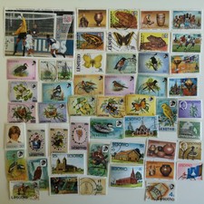 600 Different Lesotho Stamps Collection
