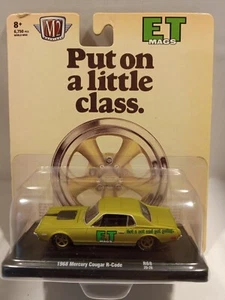 M2 Auto Drivers 1:64 E-T Mags 1968 MERCURY COUGAR R-CODE Diecast R68 20-26 - Picture 1 of 2