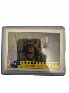 April's Guided Tour #71 1990 Topps TMNT: The Movie NM - Picture 1 of 2