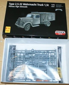 Type 2,5-32 Wehrmacht Truck High Sidewalls  in 1/72 von Attack - Picture 1 of 2