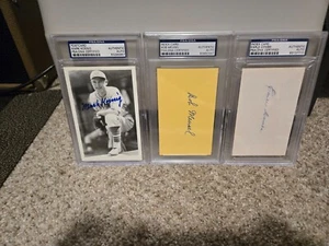 New York Yankees 1927 Autographed Card Lot (8) PSA - Picture 1 of 4