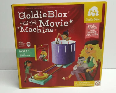 Goldie Blox y la máquina de películas, libro y juguete de construcción, hacer películas de animación 6+ Foto 1 de 2