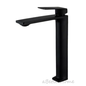 Bathroom Countertop Sink Mixer Taps Solid Tall Single Handle Wash Basin Faucets - Picture 1 of 11