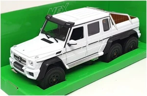 Welly NEX 1/24 Scale 24061W - Mercedes Benz G 63 AMG 6x6 - White - Picture 1 of 5