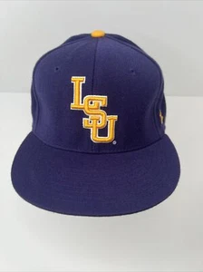 LSU Tigers Hat Zephyr Fitted Cap Purple Size 7 1/2 - Picture 1 of 3