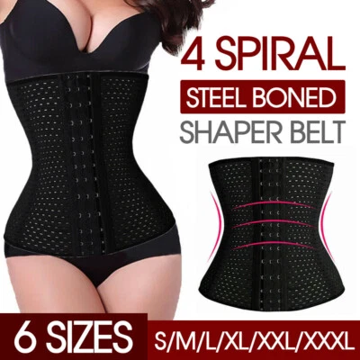 Corset Waist Trainer Tummy Girdle Belt Body Shaper Training Corset Trimmer Women - image 1 of 4