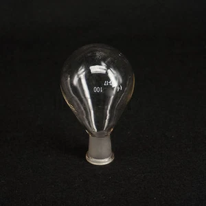 100ml 14/23 Quickfit Joint Lab Glass Rotary Evaporator Flask Round-Bottom Ware - Picture 1 of 4