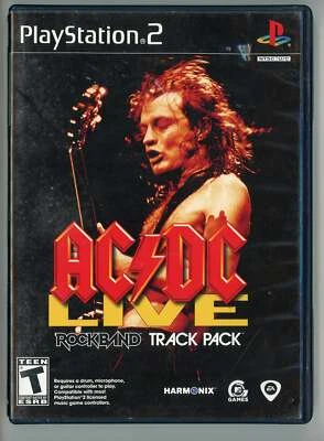 2008 Rock Band AC/DC Live Track Pack Playstation 2 Video Game Disc In Box - Image 1 of 2