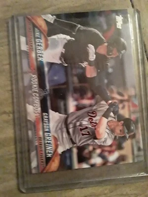 2018 Topps Update Series Greyson Greiner Rookie Combos Card - Image 1 of 2