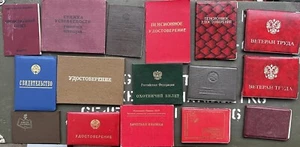 Lot Of 16 Different Soviet Union Documents, Certificates - Picture 1 of 10
