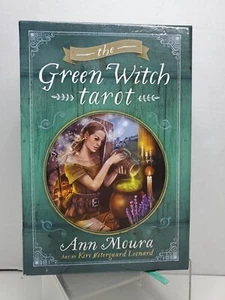 The Green Witch Tarot, Ann Moura w Guide. Kiri Leonard - Imagen 1 de 4