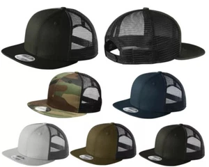 New Era 9FIFTY Mesh Snapback Hat Original Adjustable Fit Trucker Cap Flat Brim - Picture 1 of 3