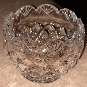 Lead Crystal Votive/Trinket Holder - Picture 1 of 3