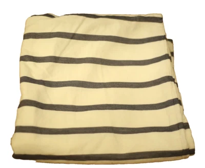 Conjunto de 2 fronhas náuticas Kate Spade NY Harbor listra euro branco azul/cinza - Imagem 1 de 4