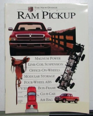 1995 Dodge Ram пикапы 1500 2500 3500 цвета варианты спецификации продажи брошюра - Изображение 1 из 4