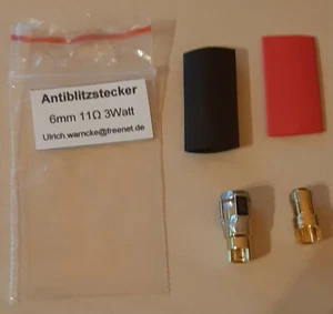 Antiblitz-Goldstecker 6mm 11 Ohm 3 W SMD, Anti Blitz, bis 14s - Bild 1 von 2