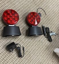 wireless LED 12V Magnetic Tow Light Kit Trailer RV Dolly Tail Tow Car Boat Truck