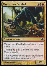 Magic the Gathering MTG Monstrous Carabid (43) Alara Reborn   LP