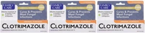 3 Pack Family Care Anti-Fungal Cream, 1% USP - Picture 1 of 1