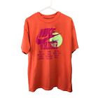The Nike Tee World Tour T Shirt size M Orange Pink Move Your Body Soul Crewneck