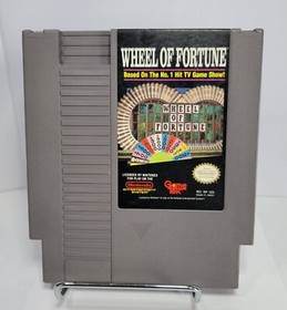 Wheel Of Fortune 1988 Nintendo NES Cartridge Only Clean Tested Working 3 Screw