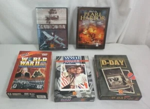 World War II Documentary Collection - Lot 11 DVDs Most Sealed -Never Used 22D001 - Picture 1 of 5