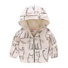 Kids Boys Girls Rainbow Clothes Hooded Coat Jackets Casual Outwear Top 2-8Years~