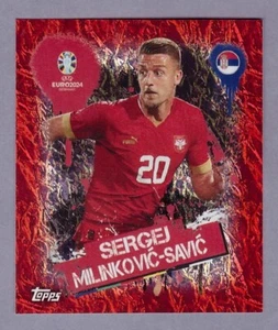 MILINKOVIC SAVIC Figurine SWISS EDITION TOPPS UEFA EURO 2024 Sticker NEW MINT - Picture 1 of 2