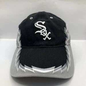 VTG 90s Chicago White Sox Hat Saw Blade  Embroidered Strapback Twins Enterprise - Picture 1 of 12