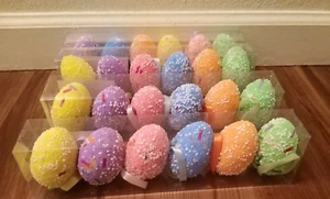 Happy Easter Egg Tree Decoration, Foam Easter Egg Ornament With Rope Multicolor - Picture 1 of 5