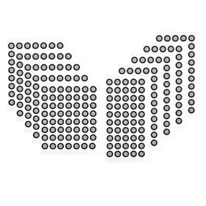 5 Bögen 3D-Scanmarker 3 mm oder 6 mm Positionierungsziele - Bild 1 von 14