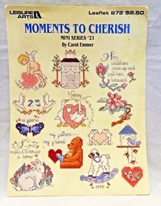 Leisure Arts Moments to Cherish Kreuzstich #872 Serie #23 Designgrafiken 1990 - Bild 1 von 2