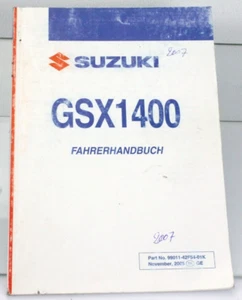 Suzuki GSX 1400 GSX1400 Betriebsanleitung Fahrerhandbuch K6 - Bild 1 von 2