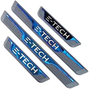 Pour Renault 5 Clio Captur Megane E-TECH 25 Chromé Seuils De Portière Protecteur - Foto 1 di 9