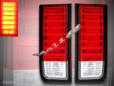 03-09 HUMMER H2 SUV RED LED TAIL LIGHTS REAR BRAKE LAMPS 2004 2005 2006 2007 08