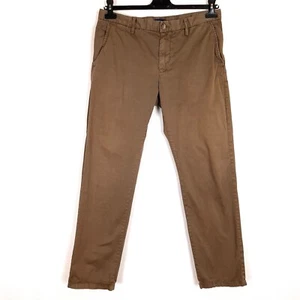 Pantalones chinos GANT para hombre talla W33 L32 ajuste regular marrón elásti... - Imagen 1 de 10