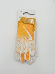 Nike Hyperdiamond Batting Gloves Women's Size Large Yellow Softball Dri-FIT - Picture 1 of 6
