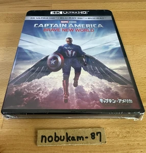 Captain America: Brave New World 4K UHD+3D+Blu-ray Japan English WDUF-1021 - Foto 1 di 12