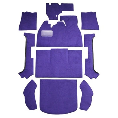 Tapete para 1974-1979 Volkswagen Beetle conversível 2DR moldado Cutpile 10 peças - Imagem 1 de 4