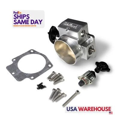 Cuerpo de acelerador Edelbrock 3970, One Pro Flo XT 90 mm acabado satinado aluminio Performa Foto 1 de 4